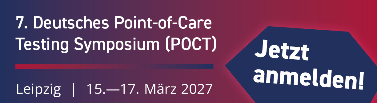 7. Deutsches POCT-Symposium, Leipzig, 15.–17. März 2027 – Jetzt anmelden
